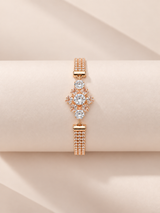 Elegant Crystal Gold-Tone Bracelet ✨