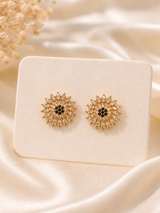 Golden Sunflower Stud Earrings ✨