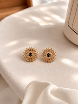 Golden Sunflower Stud Earrings ✨
