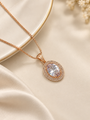 Elegant Oval Crystal Pendant ✨