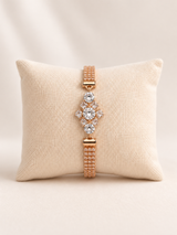 Elegant Crystal Gold-Tone Bracelet ✨
