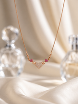 Elegant Heart Crystal Pendant Necklace ✨
