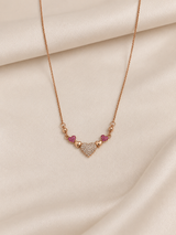 Elegant Heart Crystal Pendant Necklace ✨
