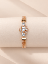 Elegant Crystal Gold-Tone Bracelet ✨