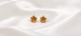 Golden Rose Stud Earrings ✨