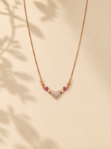 Elegant Heart Crystal Pendant Necklace ✨